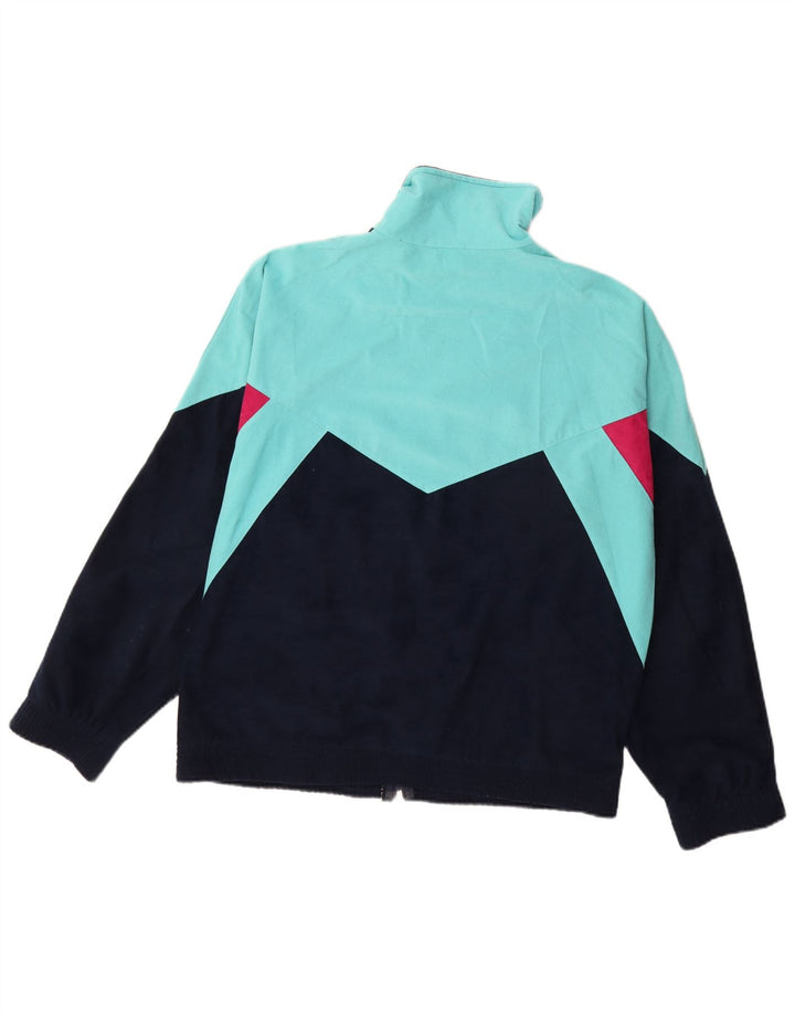 TERINDA Herren-Trainingsanzug-Oberteil, Jacke, groß, Marineblau, Farbblock