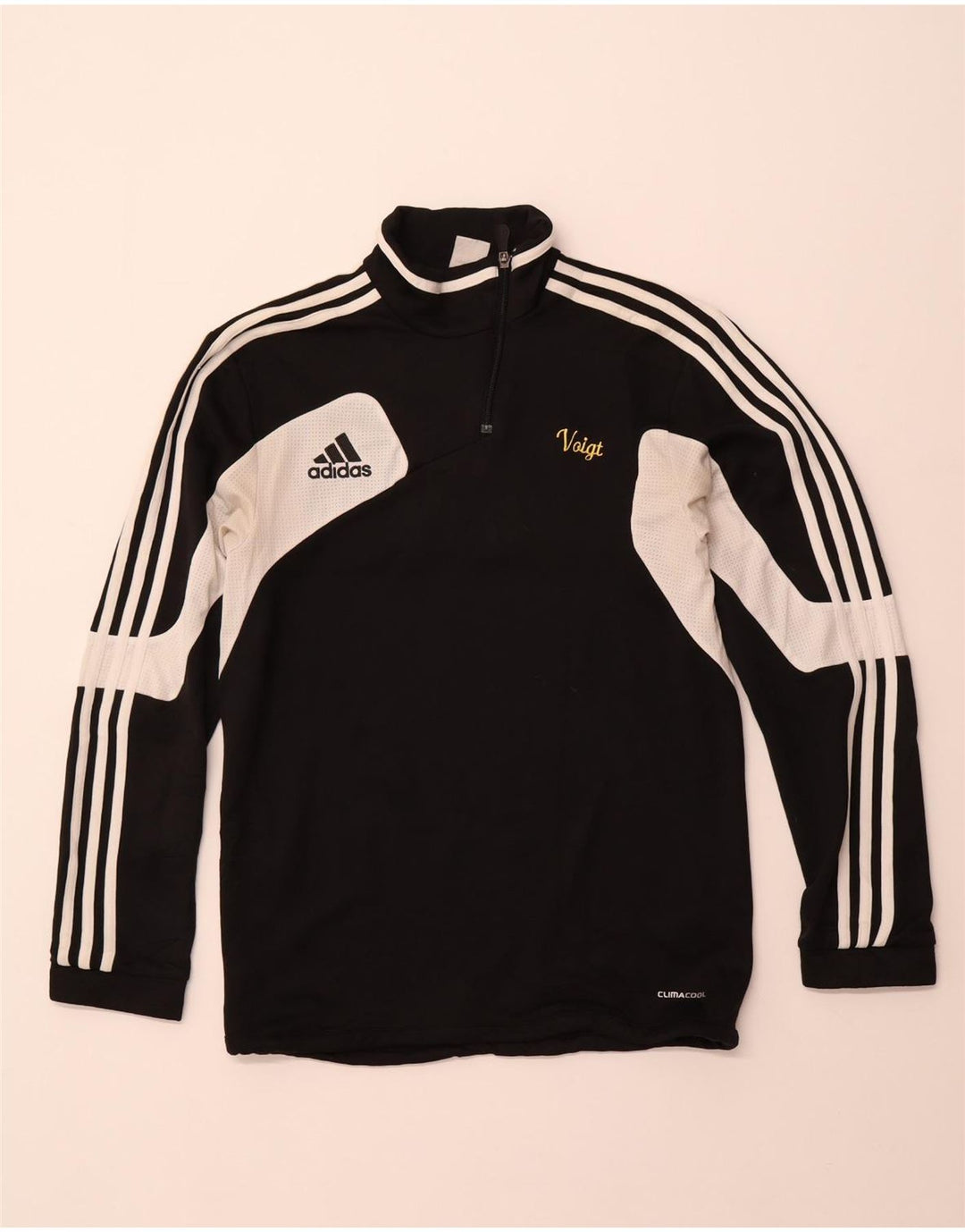 ADIDAS Herren Climacool Graphic Pullover Trainingsanzug Top UK 36/38 Small Schwarz