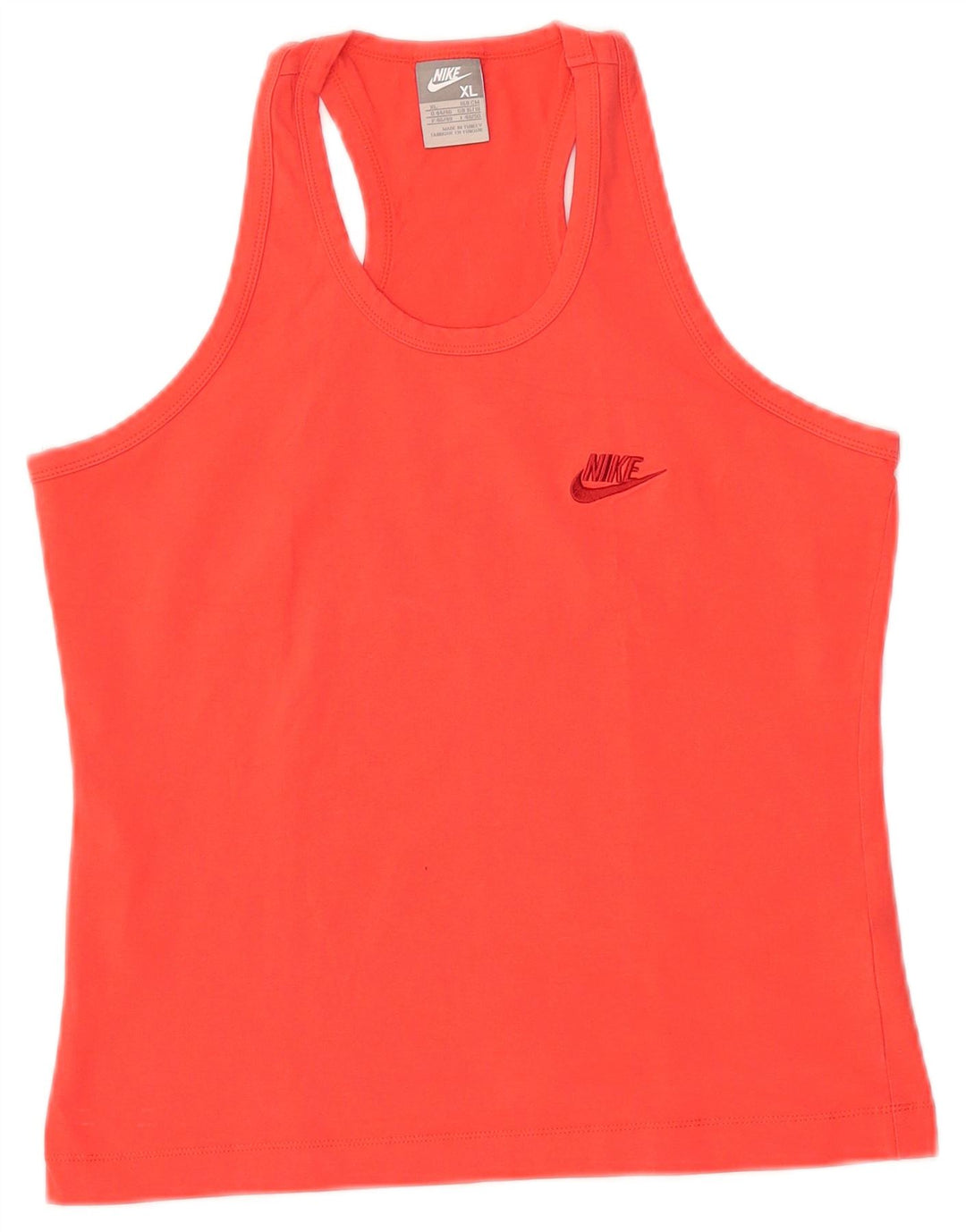Nike Damen Jersey-Trägershirt UK 16/18 XL, rote Baumwolle