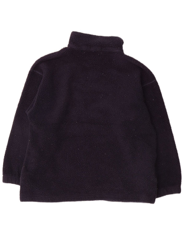 Marks & Spencer Damen Übergroßer Fleecepullover UK 12 Medium Marineblau