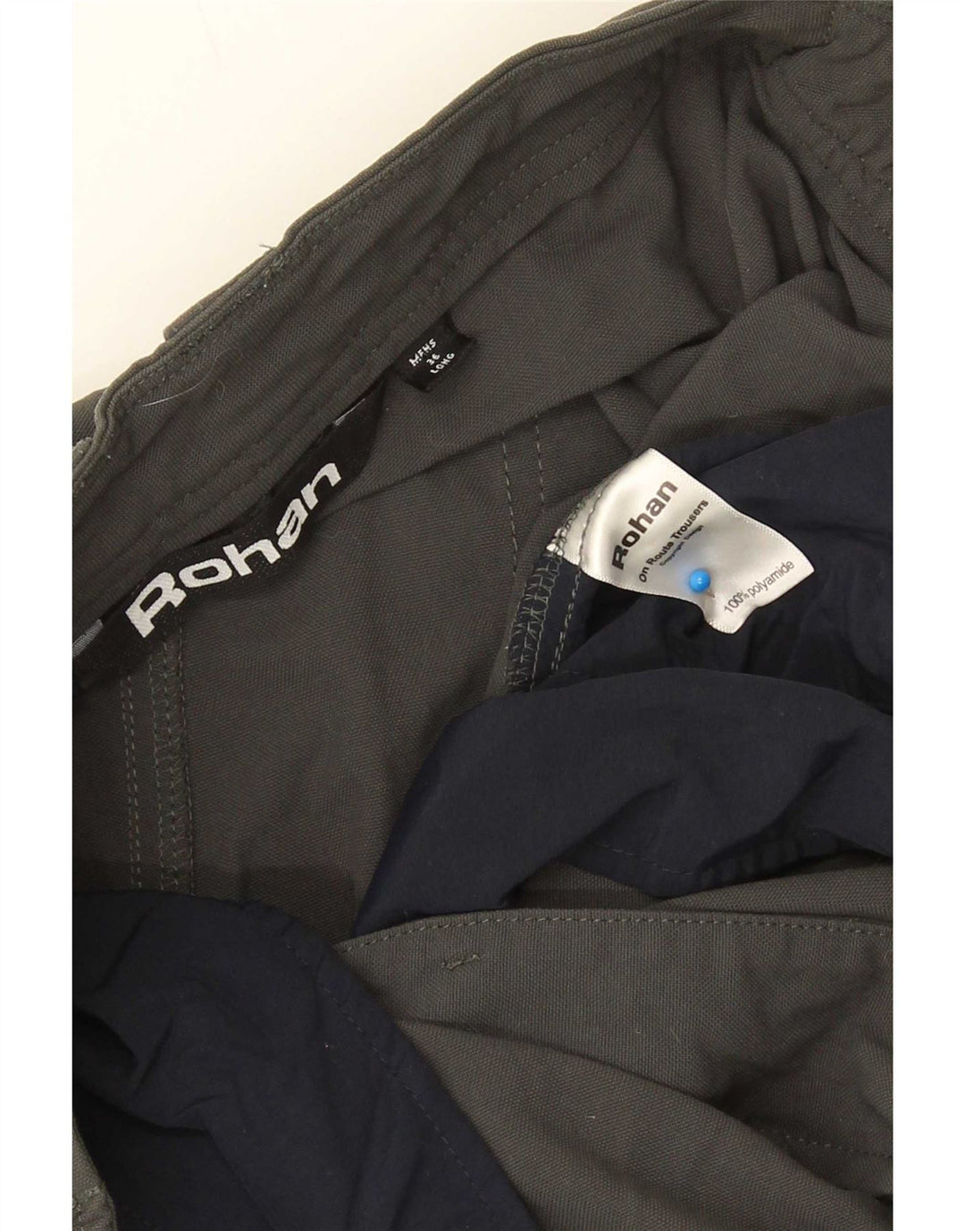 Gerade Chino-Hose für Herren von Rohan, W36, L28, Grau, Polyamid