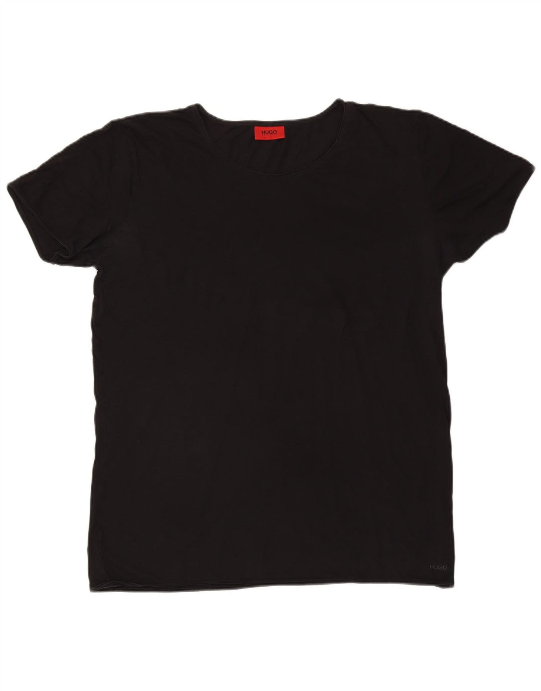 Hugo Boss Herren T-Shirt Top 2XL Schwarz Baumwolle