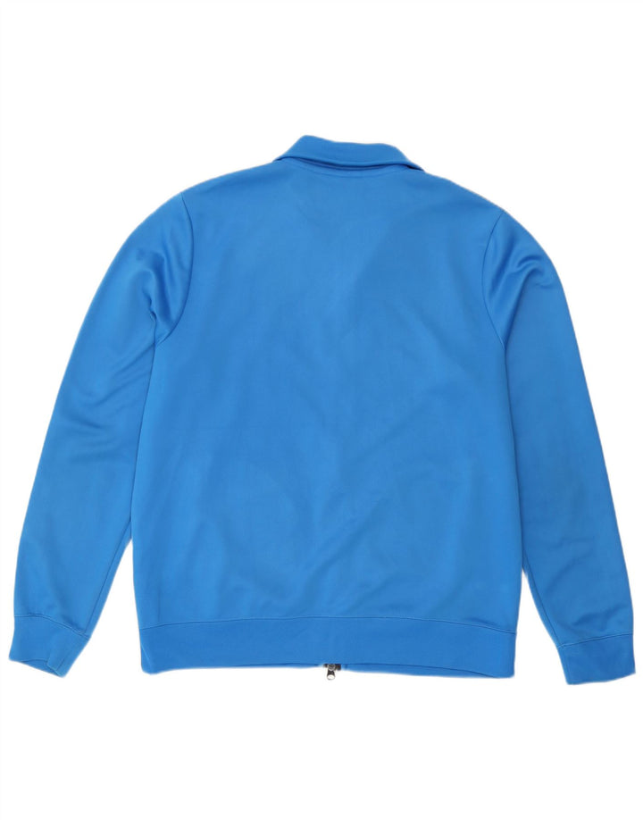 Nike Herren-Trainingsanzug-Top-Jacke, groß, blau, Colourblock-Polyester, Sport