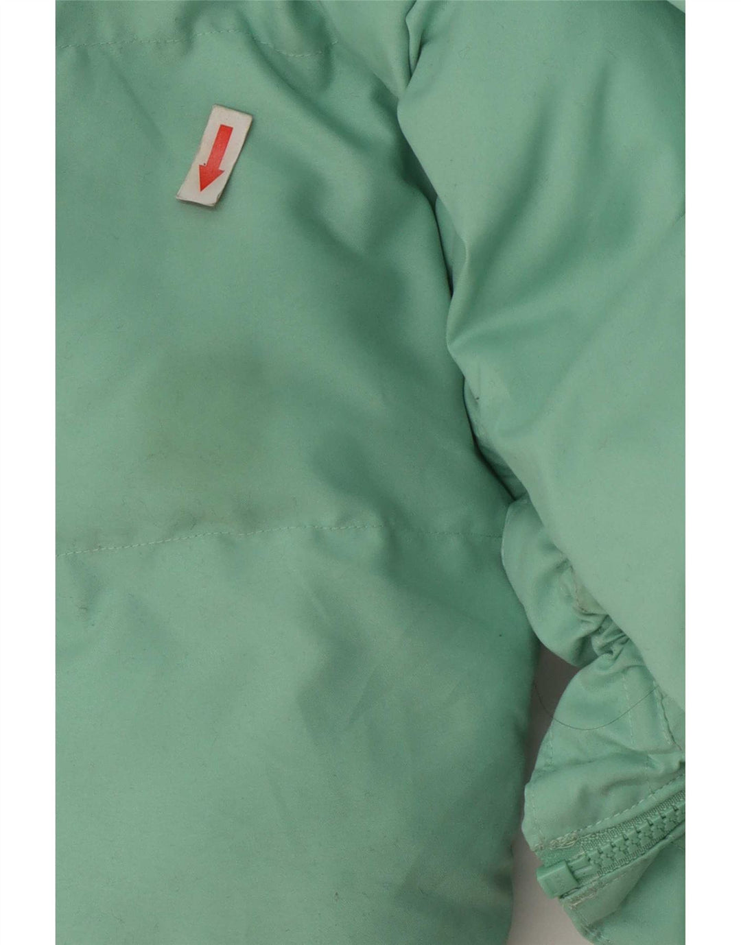 Gymshark Damen Übergroße wattierte Jacke UK 14 Medium Türkis Polyester