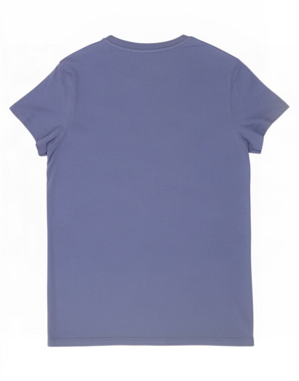 Levi's Damen-T-Shirt mit Grafik, UK 10, Größe S, Blau, Baumwolle