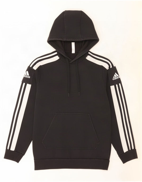 Adidas Herren Kapuzenpullover Small Schwarz Colourblock Baumwolle