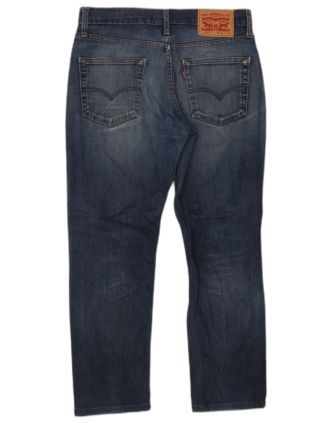Levi's Herren 511 Slim Jeans W31 L27 Marineblaue Baumwolle