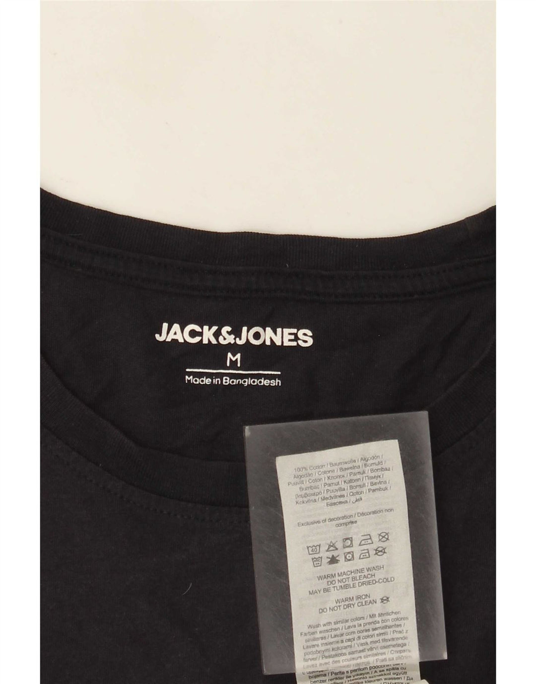 Jack & Jones Herren-T-Shirt mit Grafik, mittlere Marineblau-Baumwolle