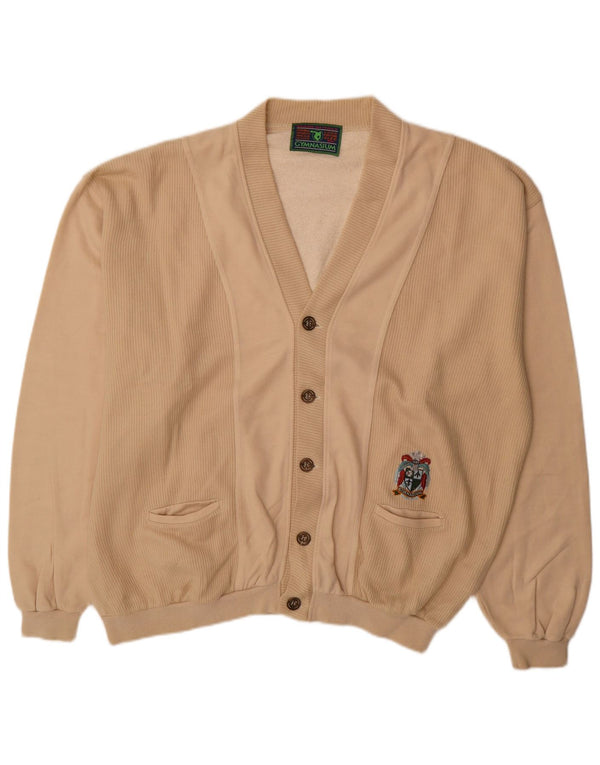 Gymnasium Herren Strickjacke XL Beige Baumwolle Sport