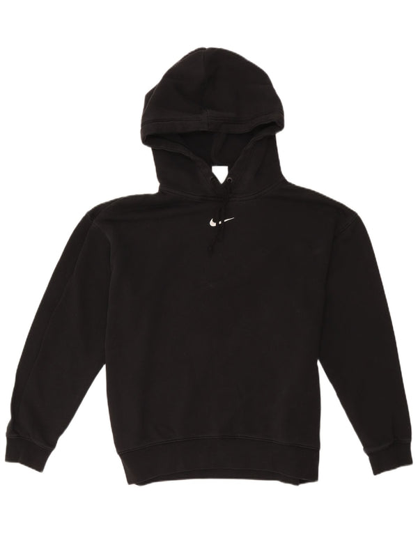 Nike Herren-Kapuzenpullover mit lockerer Passform, Größe S, Schwarz, Baumwolle