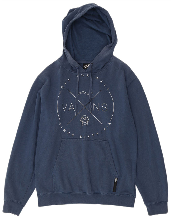 Vans Herren-Kapuzenpullover mit Grafik, mittelblaue Baumwolle