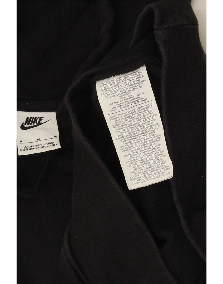 Nike Herren-Hoodie-Pullover aus mittelschwarzer Baumwolle