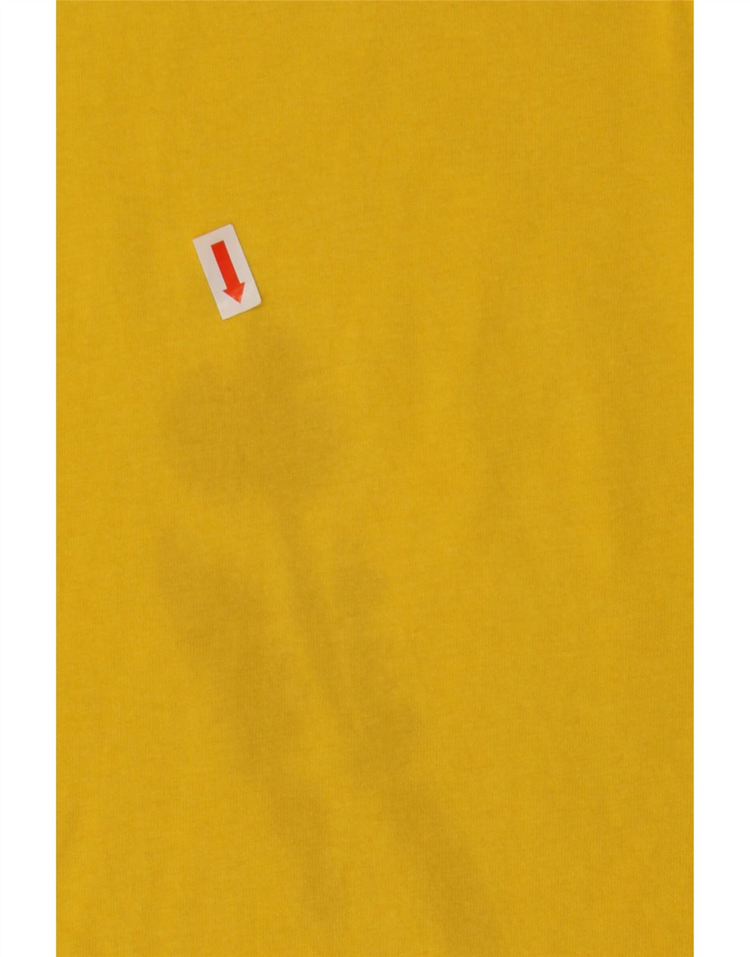 TOMMY HILFIGER Mens T-Shirt Top Medium Yellow Cotton