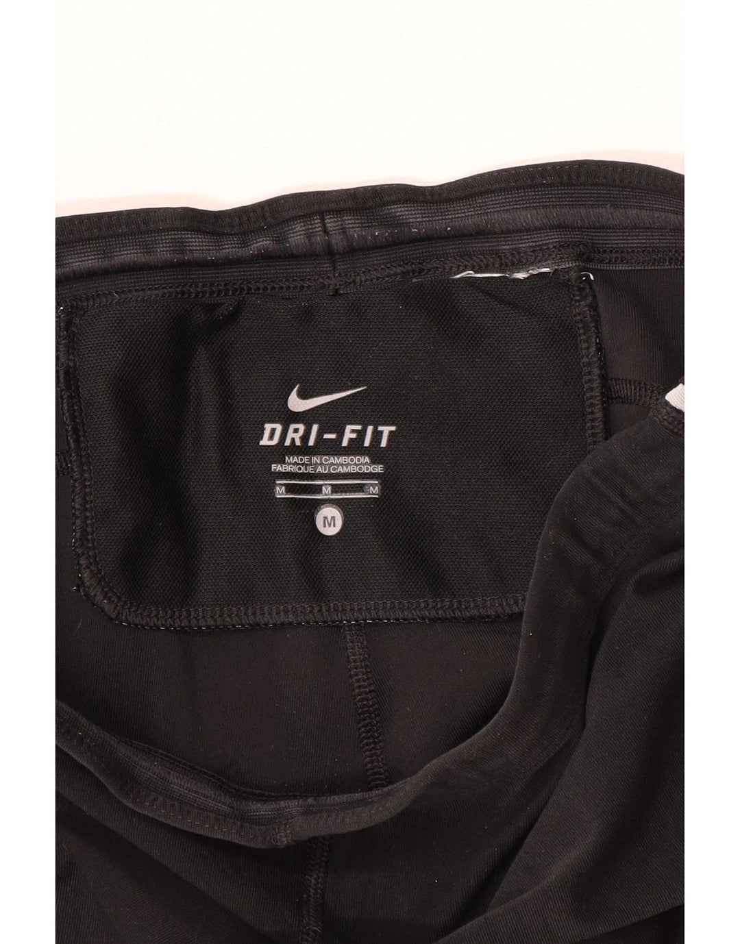 Nike Damen Dri Fit Leggings UK 12 Medium Schwarz