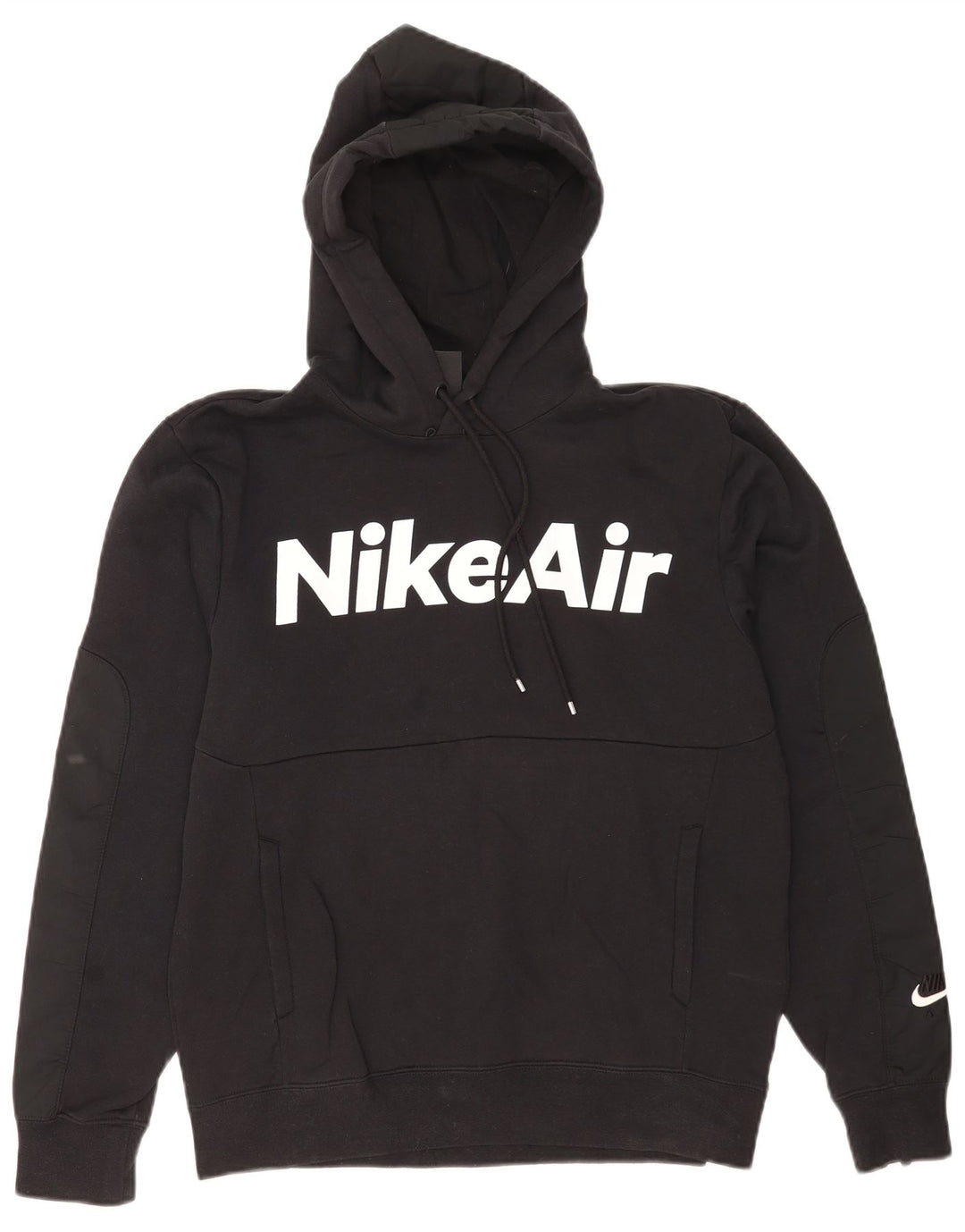 Nike Herren Graphic Regular Fit Kapuzenpullover, Größe S, Schwarz, Baumwolle