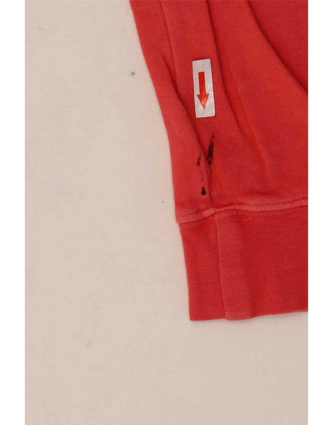 Topshop Womens Graphic Oversized Sweatshirt Pullover UK 14 Mittelrosa Baumwolle