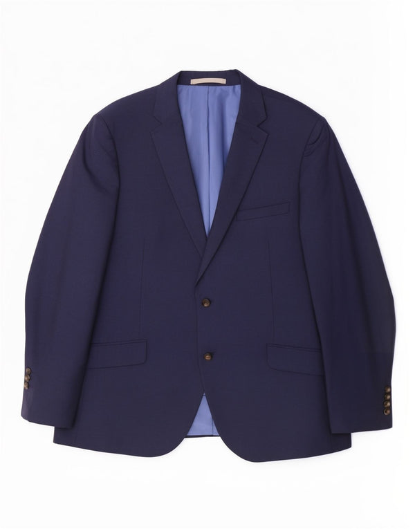 Marks & Spencer Herren-Blazer mit 2 Knöpfen, UK 44, XL, Marineblau, klassisch