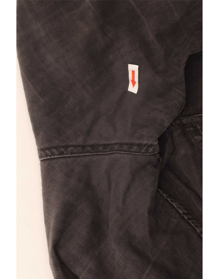 Paul Smith Herren Bootcut-Cordhose W32 L31 Graue Baumwolle