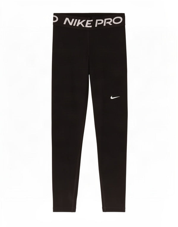 Nike Damen Graphic Leggings UK 4 XS Schwarz