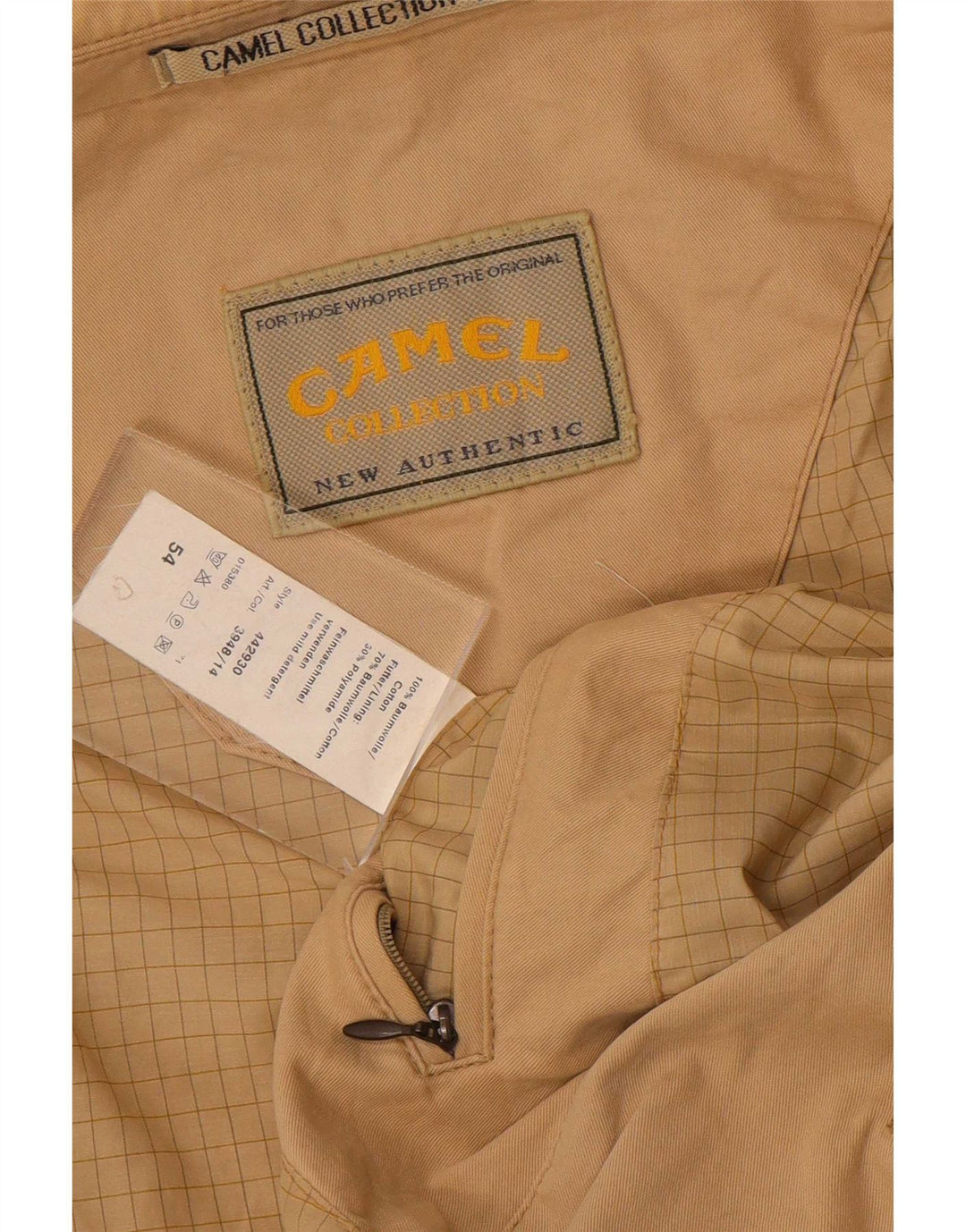 Camel Active Herren-Blazer mit 3 Knöpfen, IT 54, XL, Beige, Baumwolle
