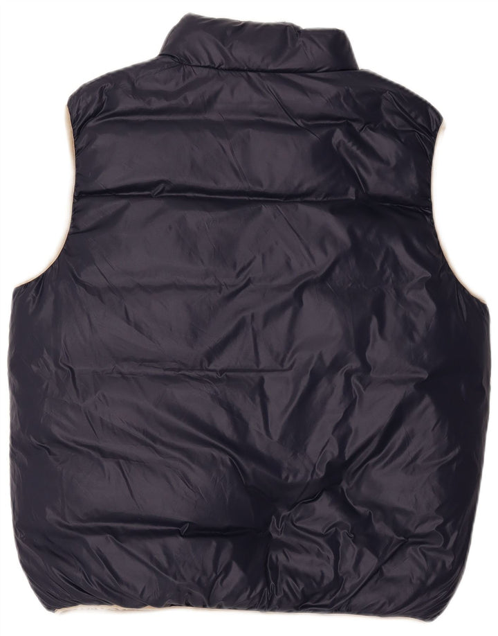 North Sails Herren Reversible gepolsterte Weste UK 40 Large Beige Nylon