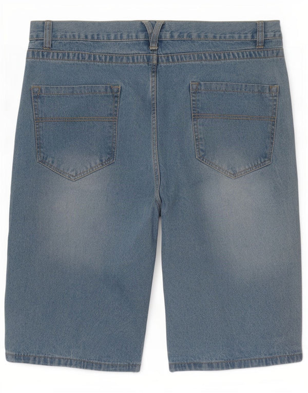 Pierre Cardin Herren Jeansshorts 3XL W42 Blaue Baumwolle