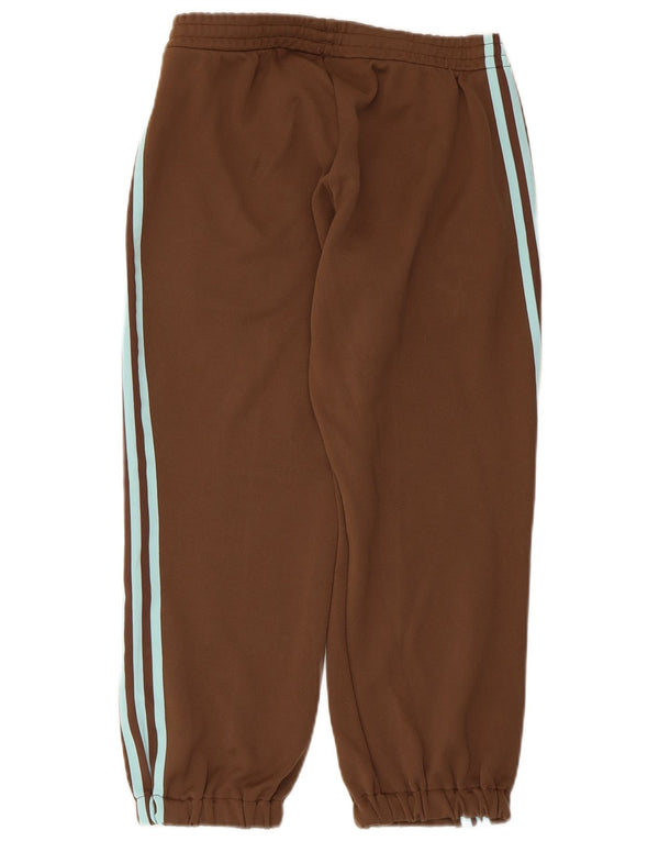 Adidas Mädchen-Trainingshose, Jogginghose, 13–14 Jahre, braunes Polyester