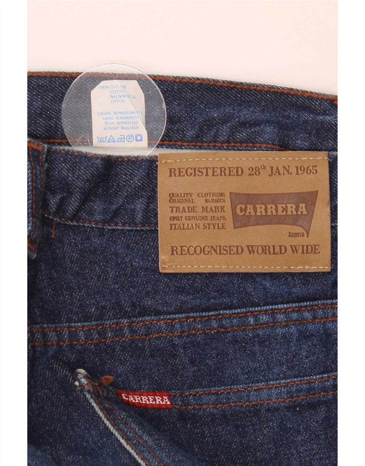 Carrera Herren Straight Jeans W34 L31 Marineblaue Baumwolle