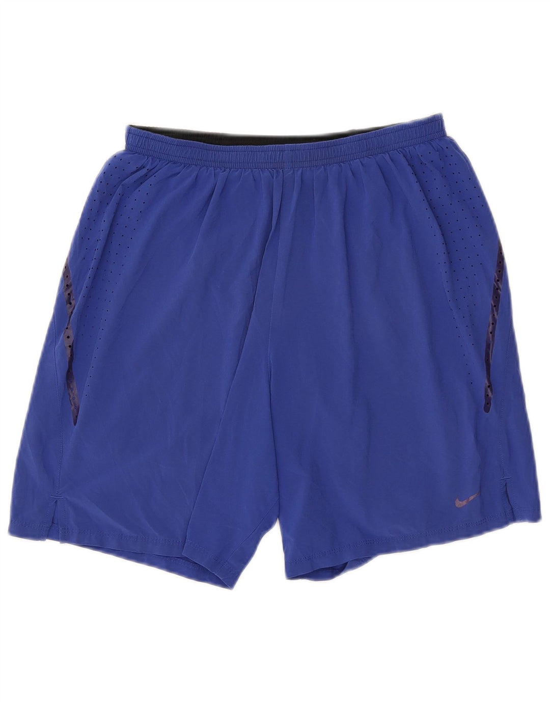 Nike Herren Dri Fit Sportshorts Mittelblaues Polyester