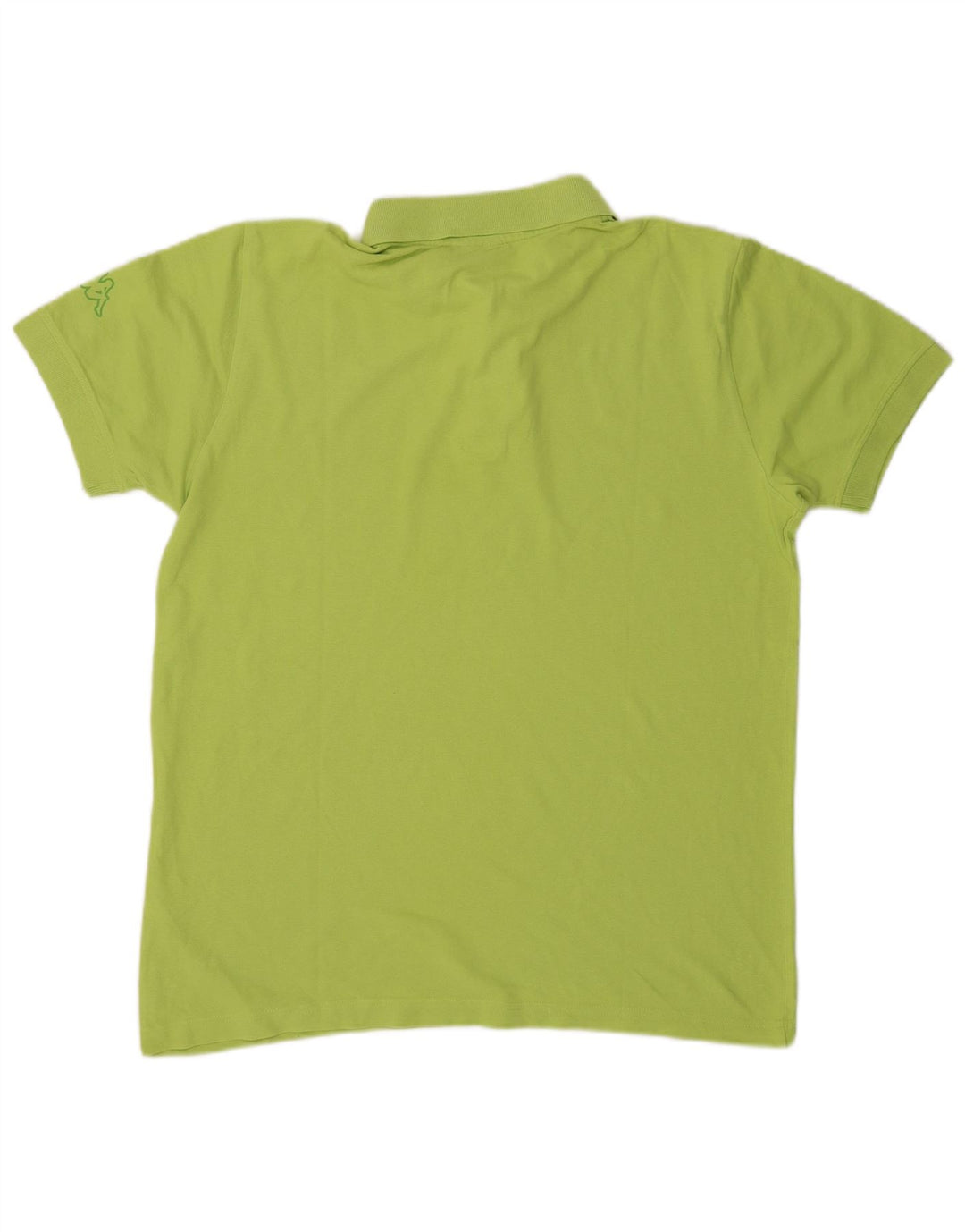 Kappa Herren-Poloshirt, groß, grüne Baumwolle