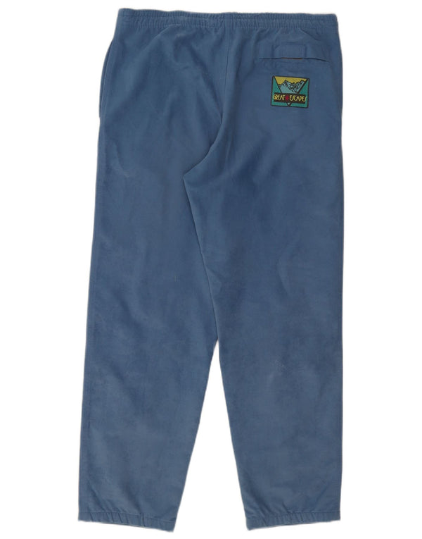 Vintage Herren Tapered Casual Hose EU 52 XL W38 L30 Blau