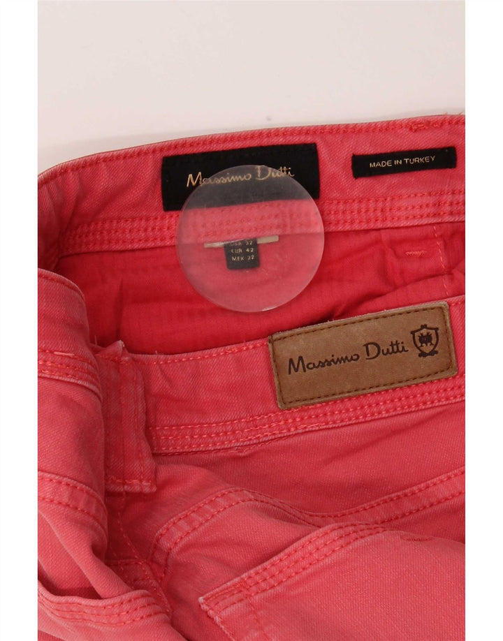 Massimo Dutti Herren Slim Jeans EU 42 Large W32 L31 Pink