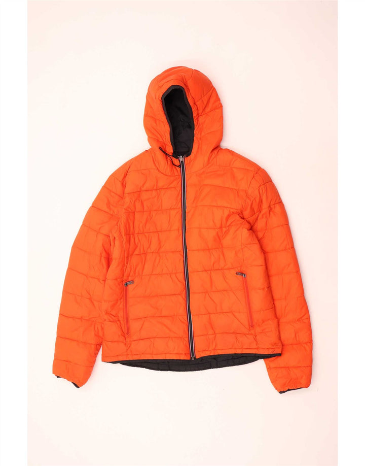 Mistral Herren-Windjacke mit Kapuze, wendbar, Größe 42, XL, Schwarz, Polyamid