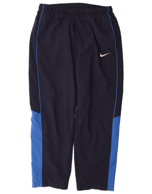 Nike Herren-Trainingshose XL, Marineblau, Colourblock-Polyester, Sport