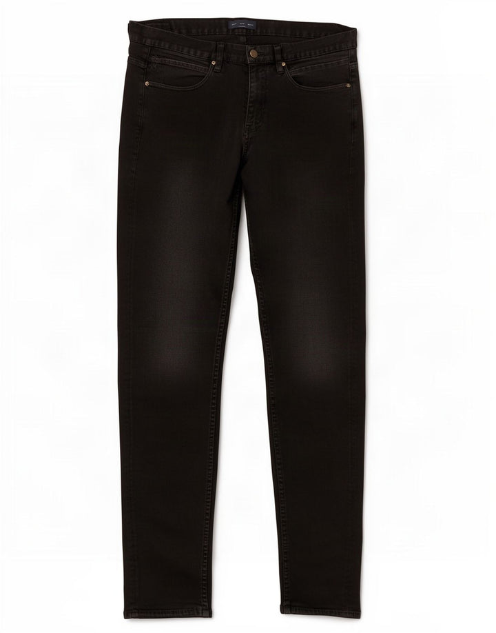 Zara Herren Slim Jeans EU 44 Large W34 L31 Schwarz