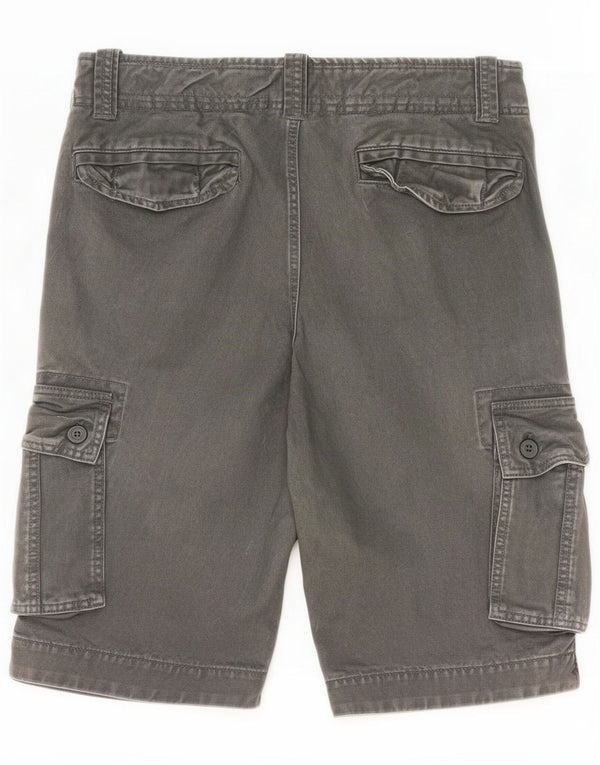 Superdry Herren Cargo-Shorts, Größe L, W34, graue Baumwolle