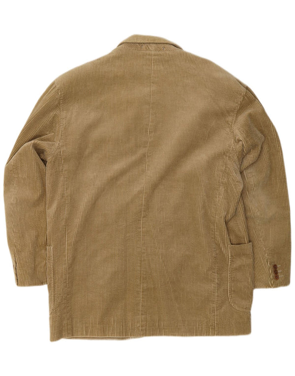 Part Two Herren-Blazer aus Cord mit 3 Knöpfen, US 42, XL, Beige, Baumwolle