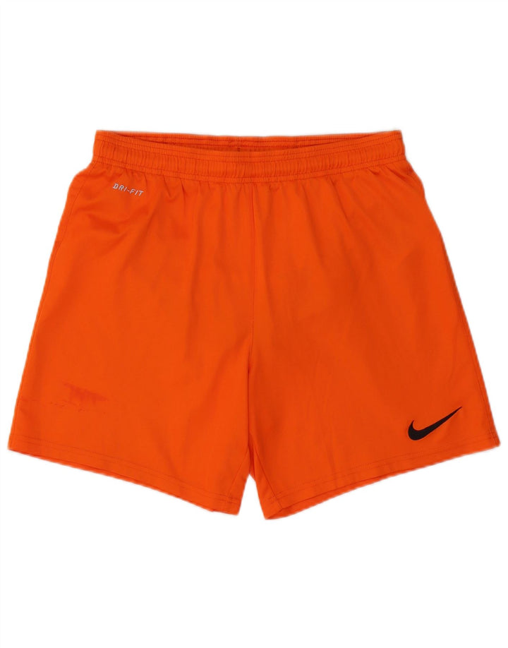 Nike Herren Dri Fit Sportshorts, Größe S, Orange