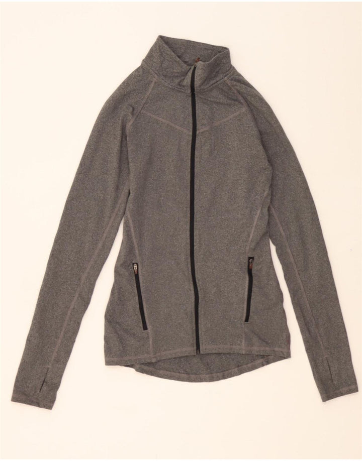 CHAMPION Womens Tracksuit Top Jacket UK 6 XS Grey Polyester Vintage Champion and Second-Hand Champion from Messina Hembry 