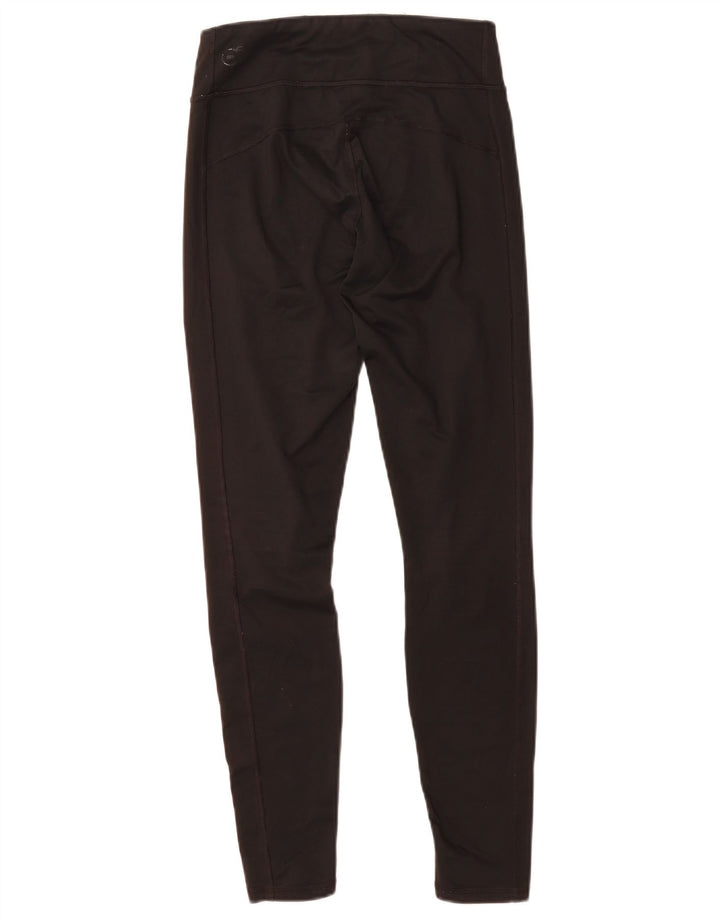 PUMA Damen Leggings UK 8 Small Schwarz Nylon