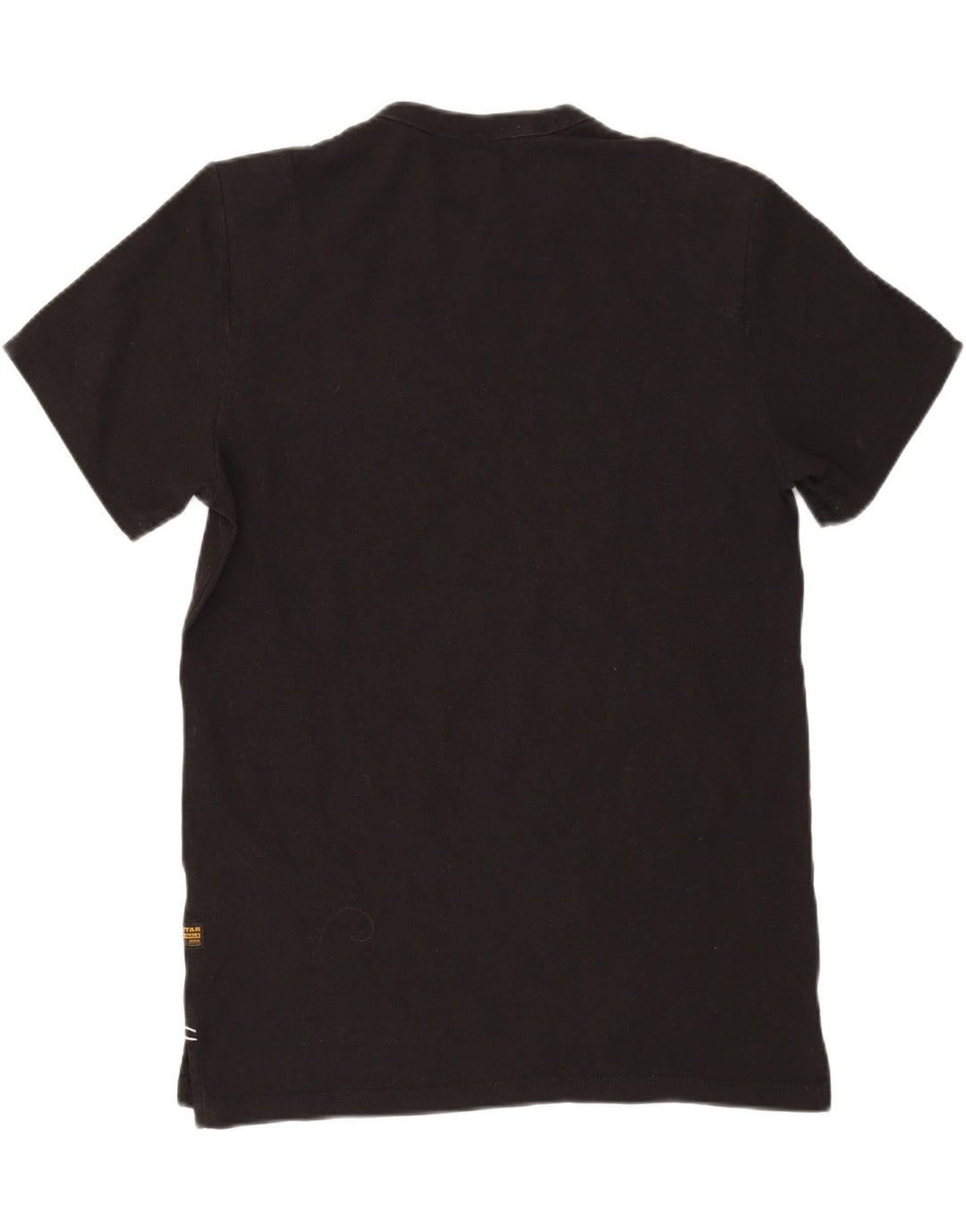 G-STAR Herren Grafik-T-Shirt-Oberteil aus mittelschwarzer Baumwolle
