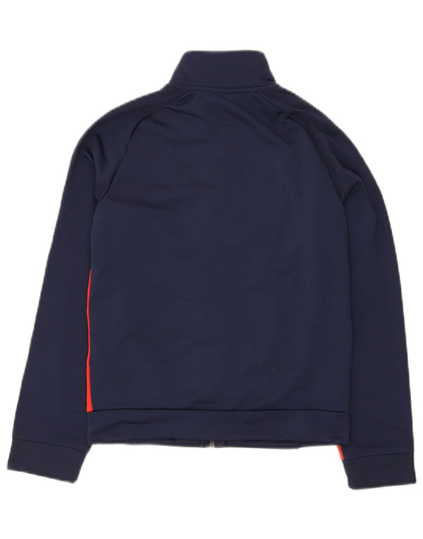 Puma Jungen Grafik-Trainingsanzug-Top-Jacke, 9–10 Jahre, Marineblau, Farbblock