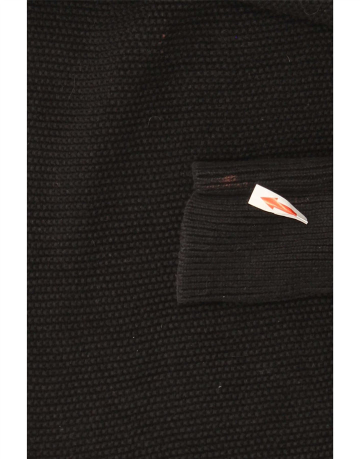 Gap Rollkragenpullover für Damen, UK 14, mittelschwarz, Baumwolle