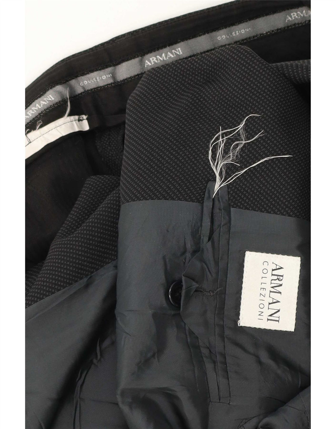 Armani Collezioni Herren 3-Knopf 2-teiliger Anzug Mittelgrau