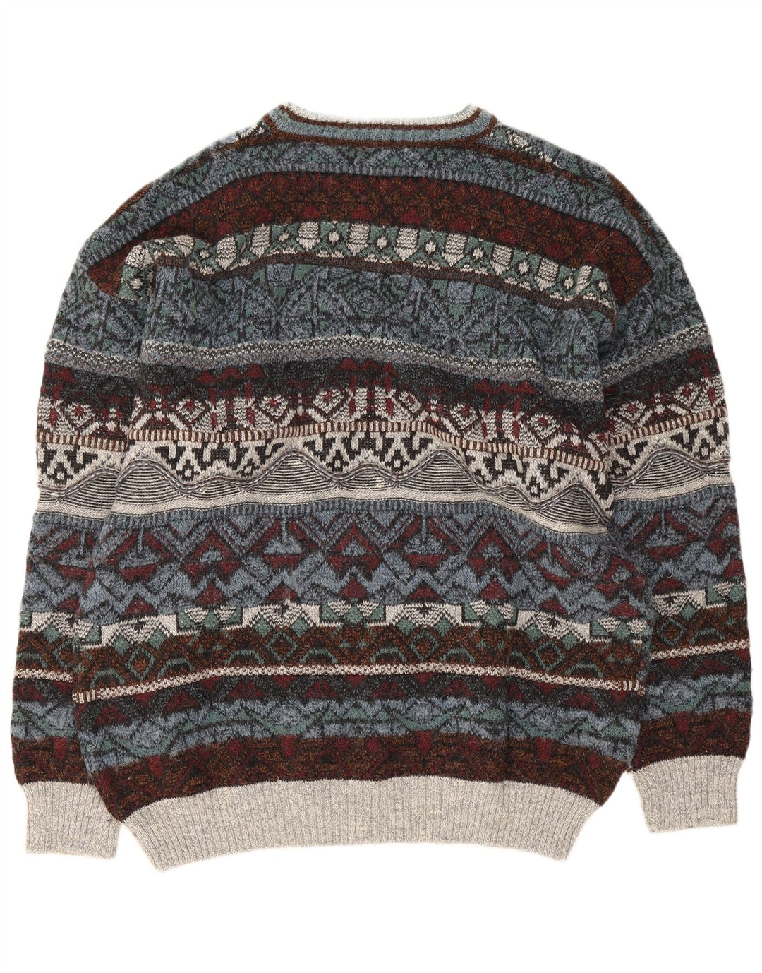 College By Marcazzani Herren-Pullover mit Rundhalsausschnitt, IT 52, Größe L, mehrfarbig