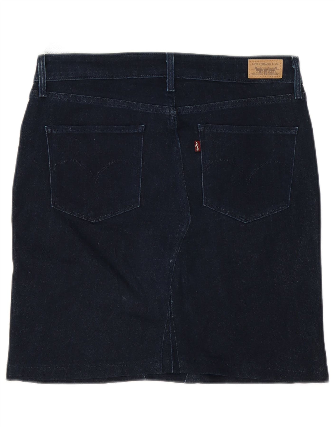 Levi's Damen-Jeansrock W30 aus mittelblauer Baumwolle in Marineblau