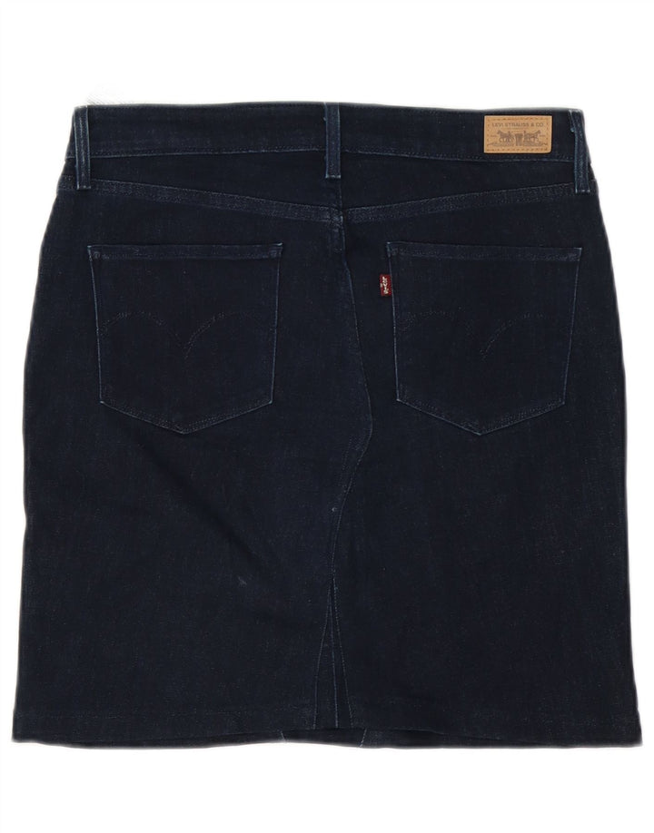 Levi's Damen-Jeansrock W30 aus mittelblauer Baumwolle in Marineblau