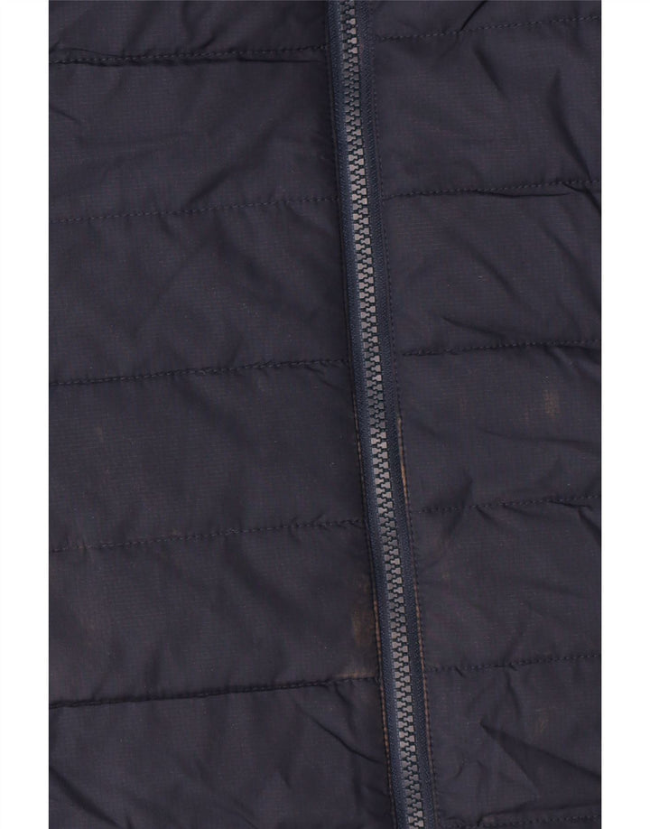 Jack Wolfskin Damen Kapuzenmantel, gepolstert, UK 8/10, Größe S, Marineblau, Polyester
