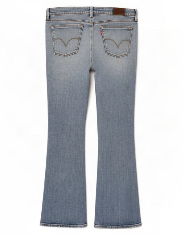 Levi's Damen 572 Bootcut Jeans W34 L32 Blaue Baumwolle