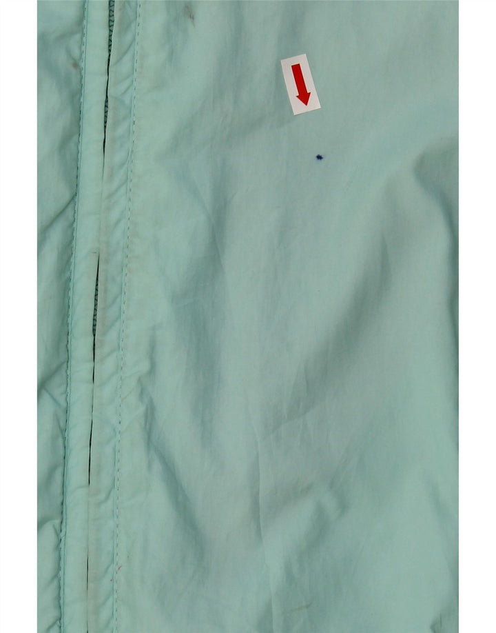 HARMONT & BLAINE Girls Hooded Rain Jacket 11-12 Years Blue Polyester Vintage Harmont & Blaine and Second-Hand Harmont & Blaine from Messina Hembry 